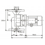 Насос центробежный одноступенчатый с сухим ротором IMP Pumps PV 32-4/80