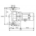 Насос центробежный одноступенчатый с сухим ротором IMP Pumps CV 32-4/80