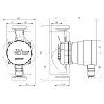 Циркуляционный насос IMP Pumps NMT MINI PLUS  25/80-180