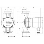 Циркуляционный насос IMP Pumps NMT MINI PLUS  32/80-180