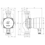 Циркуляционный насос IMP Pumps NMT MINI 20/60-180
