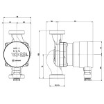 Циркуляционный насос IMP Pumps NMT SAN MINI 20/40-150