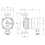 Циркуляционный насос IMP Pumps NMT SAN MINI 20/80-150