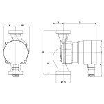 Циркуляционный насос IMP Pumps NMT SAN MINI 25/80-150
