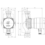Циркуляционный насос IMP Pumps NMT SAN MINI 20/40-180