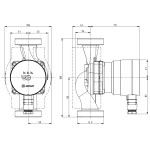 Циркуляционный насос IMP Pumps NMT SAN MINI 32/40-180