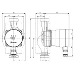 Циркуляционный насос IMP Pumps NMT SAN MINI 20/60-180